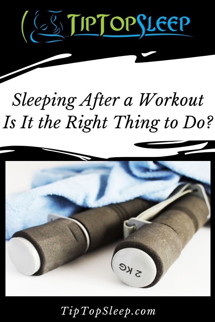 should i sleep after a workout