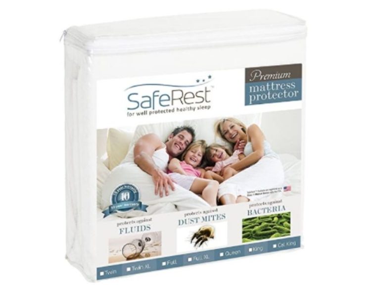 queen size saferest premium hypoallergenic waterproof mattress protecto