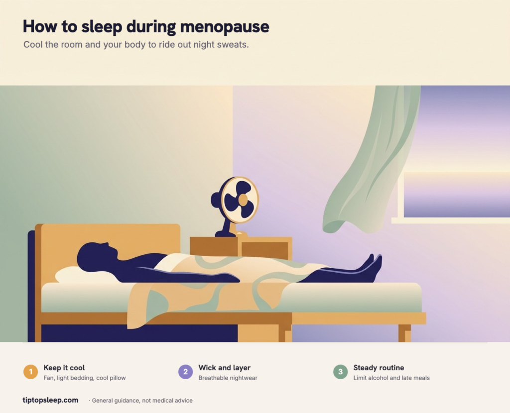 How to Sleep During Menopause (2026): What Actually Helps With Night Sweats & Insomnia