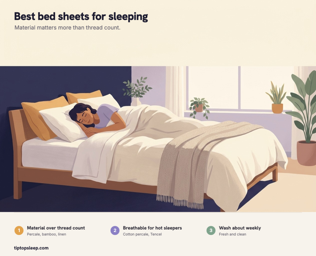 Best Bed Sheets for Sleeping (2026): Material, Weave & Picks Best Bed Sheets for Sleeping (2026): Material, Weave & Picks