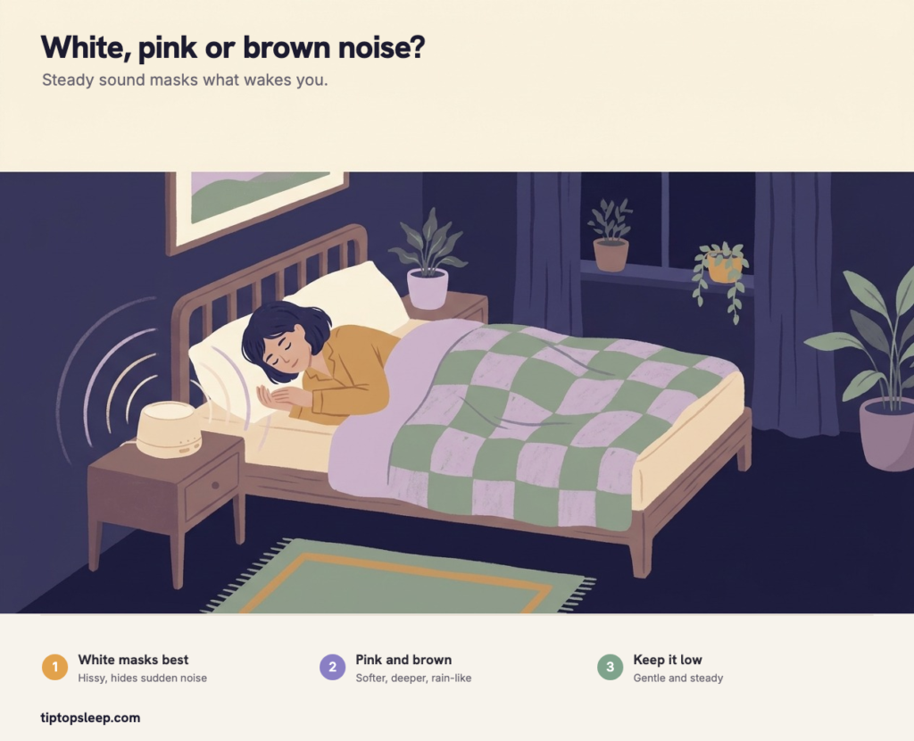 Best Color Noise for Sleep (2026): White vs Pink vs Brown Best Color Noise for Sleep (2026): White vs Pink vs Brown