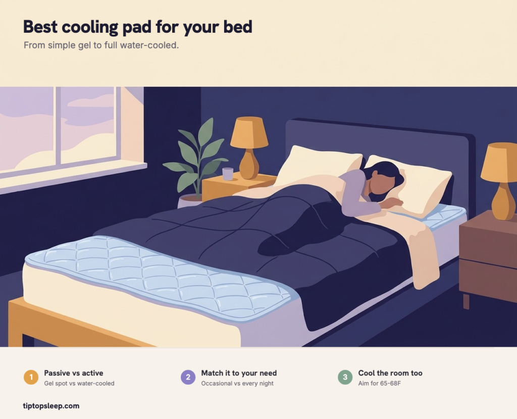 Best Cooling Pad for Bed (2026): Gel vs Water-Cooled Picks Best Cooling Pad for Bed (2026): Gel vs Water-Cooled Picks