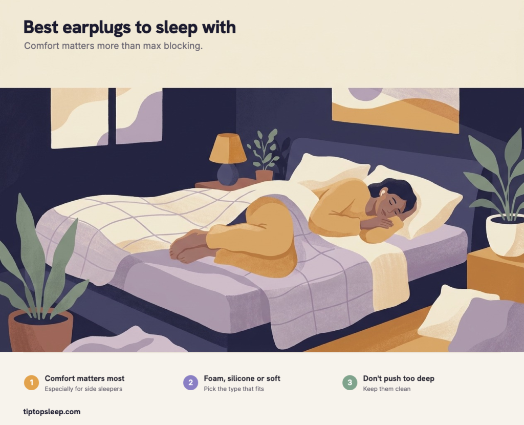 Best Earplugs to Sleep With (2026): Foam vs Silicone vs Loop Best Earplugs to Sleep With (2026): Foam vs Silicone vs Loop