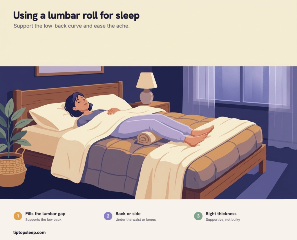 Best Lumbar Sleep Roll (2026): How to Use One and What to Buy Best Lumbar Sleep Roll