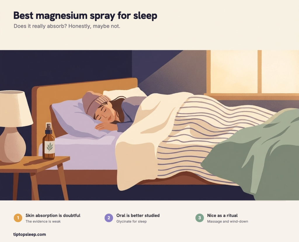 Best Magnesium Spray for Sleep (2026): Does It Really Work? Best Magnesium Spray for Sleep (2026): Does It Really Work?