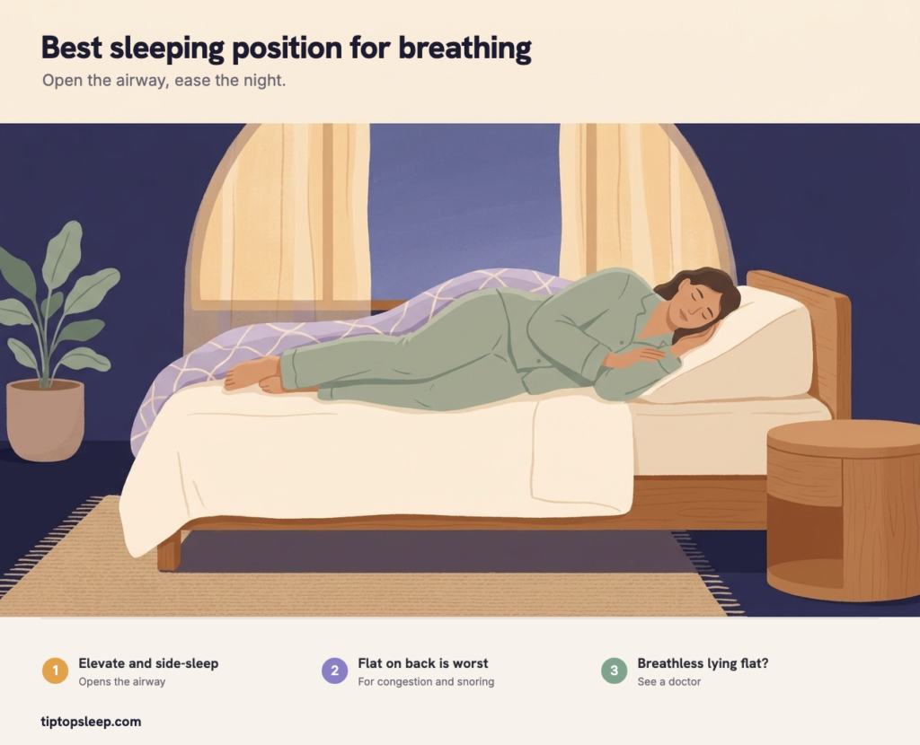 Best Sleeping Position for Breathing (2026): Side vs Back Best Sleeping Position for Breathing (2026): Side vs Back