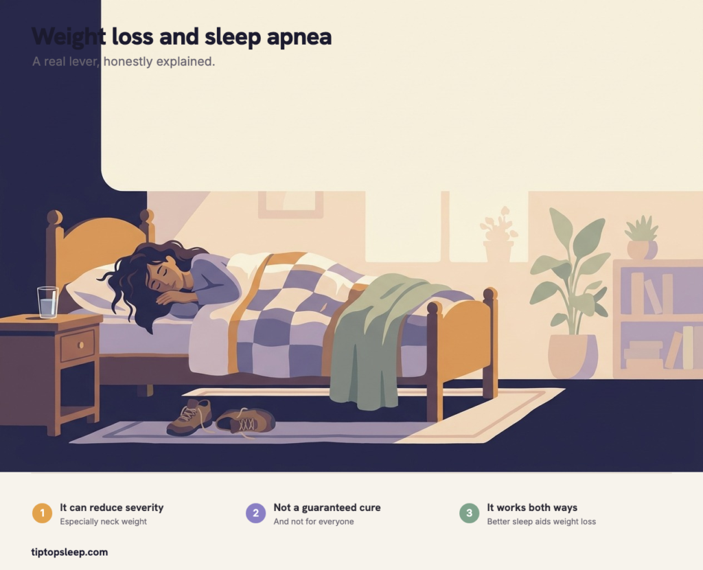 Weight Loss and Sleep Apnea (2026): What Actually Helps Weight Loss and Sleep Apnea (2026): What Actually Helps