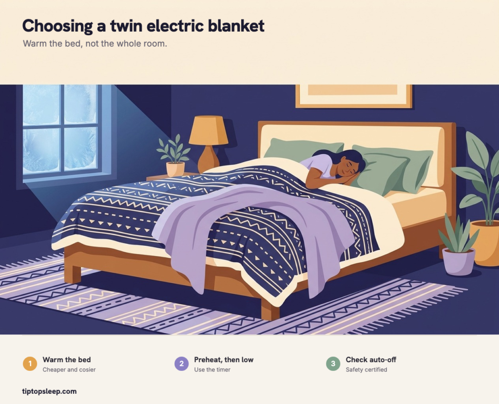 Best Twin Electric Blanket (2026): What to Look For + Safe Use Best Twin Electric Blanket
