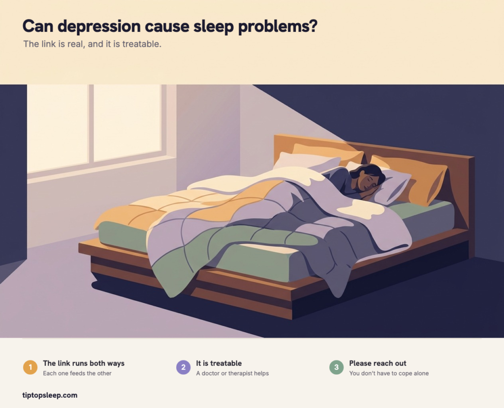 Can Depression Cause Sleep Problems? (2026): The Real Link Can Depression Cause Sleep Problems? (2026): The Real Link