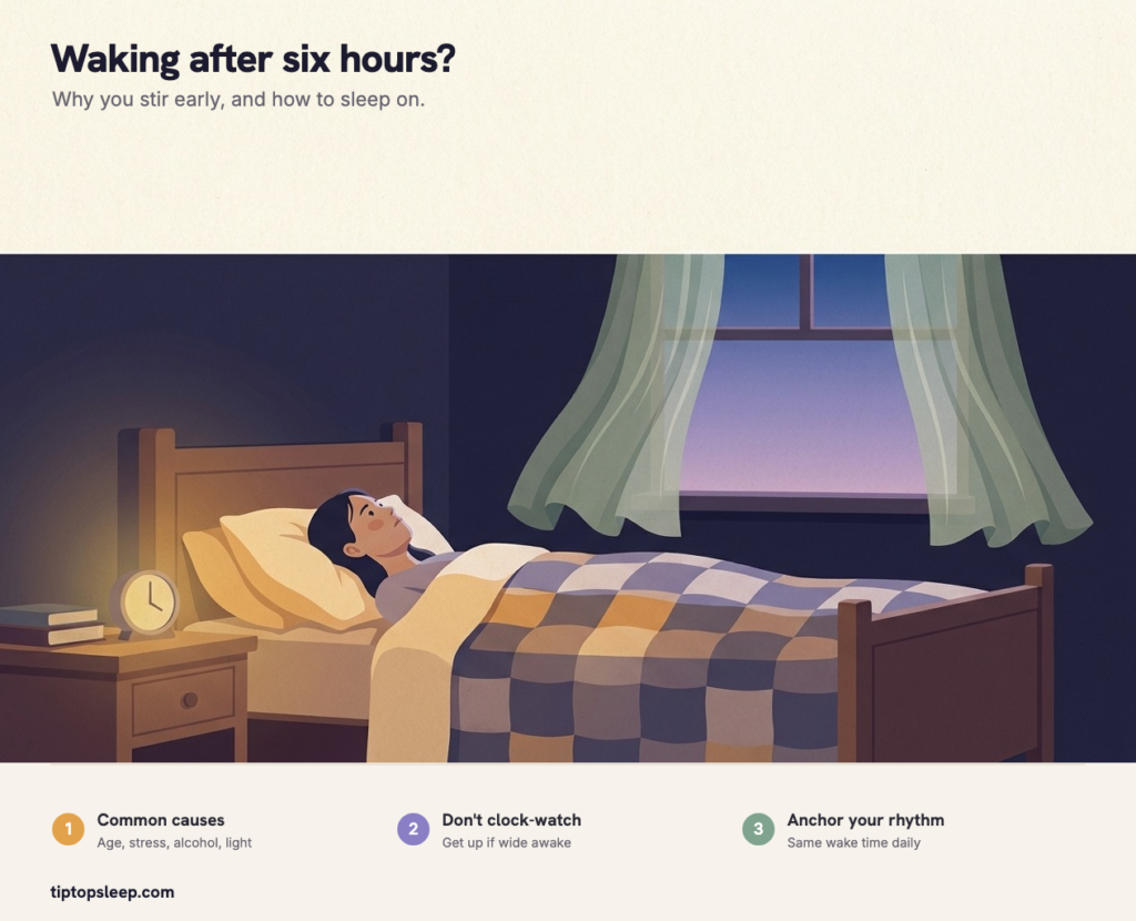 Can't Sleep More Than 6 Hours? Why You Wake Up (2026) Can't Sleep More Than 6 Hours? Why You Wake Up