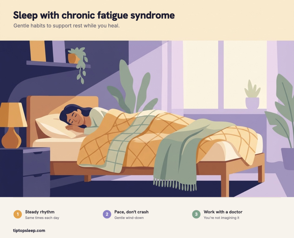 Chronic Fatigue Syndrome and Insomnia (2026): Why ME/CFS Disrupts Sleep Chronic Fatigue Syndrome and Insomnia (2026): Why ME/CFS Disrupts Sleep