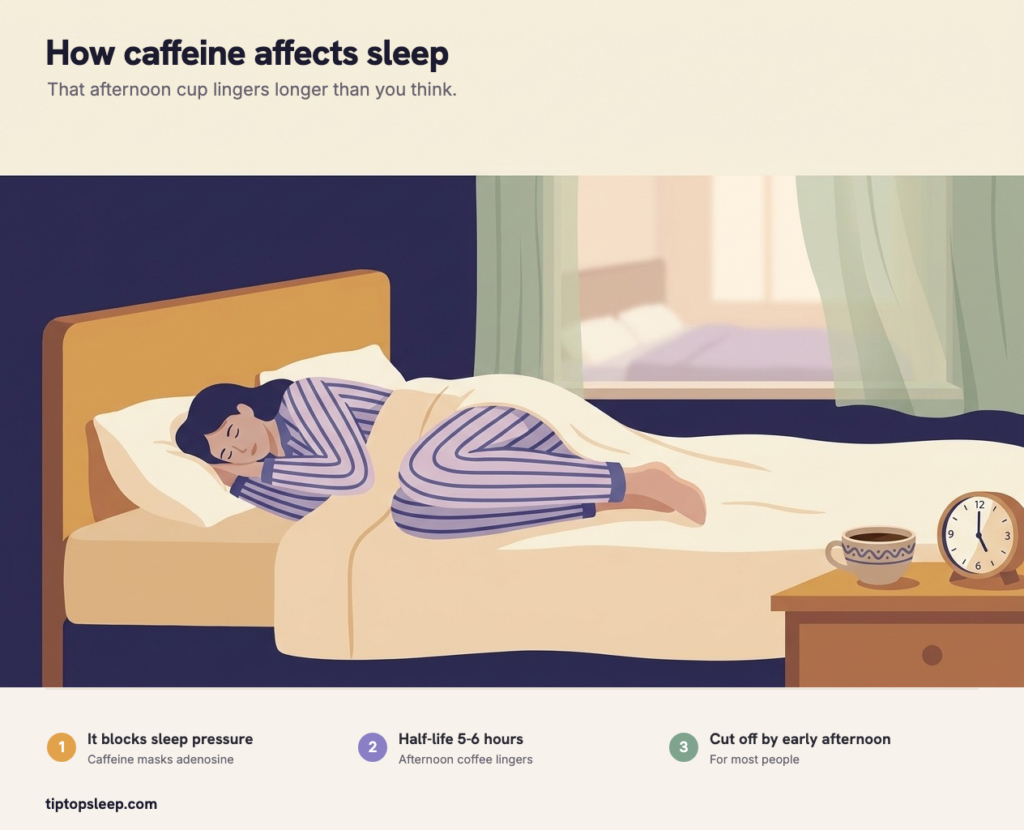 How Caffeine Affects Sleep (2026): Timing and Half-Life How Caffeine Affects Sleep