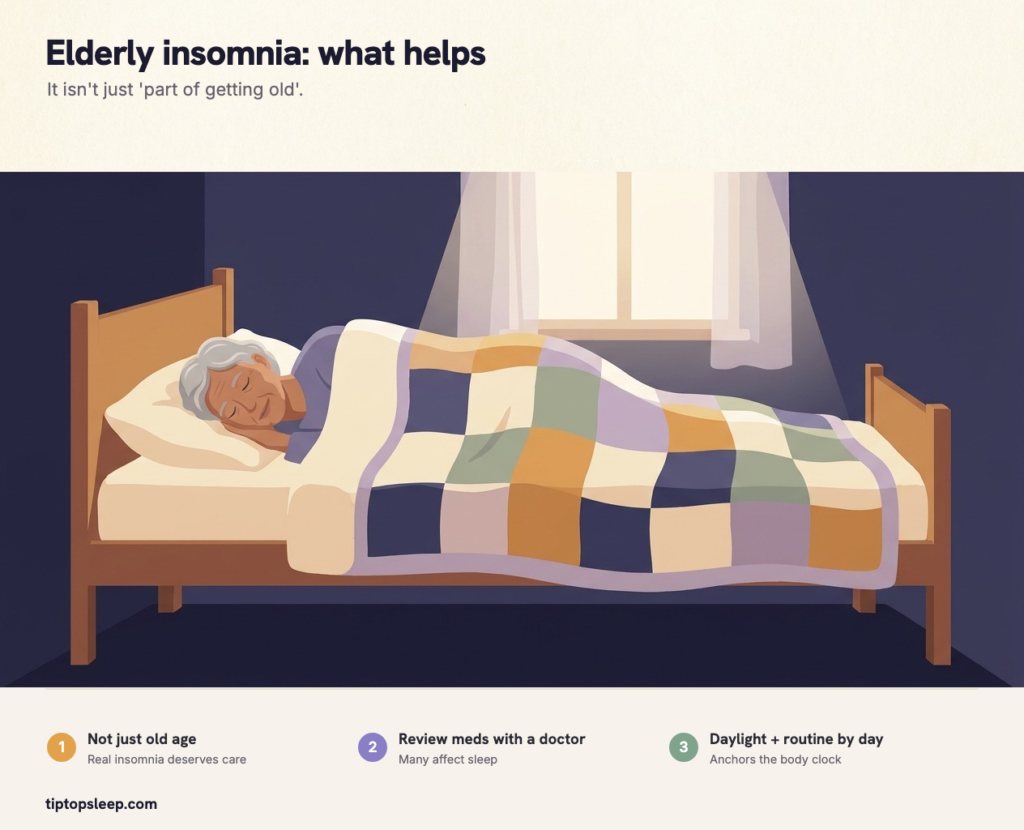 Elderly Insomnia (2026): What Helps and What to Avoid Elderly Insomnia (2026): What Helps and What to Avoid