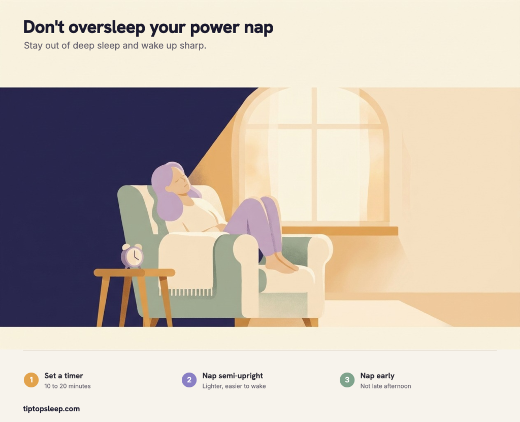 How to Prevent Oversleeping at Power Naps