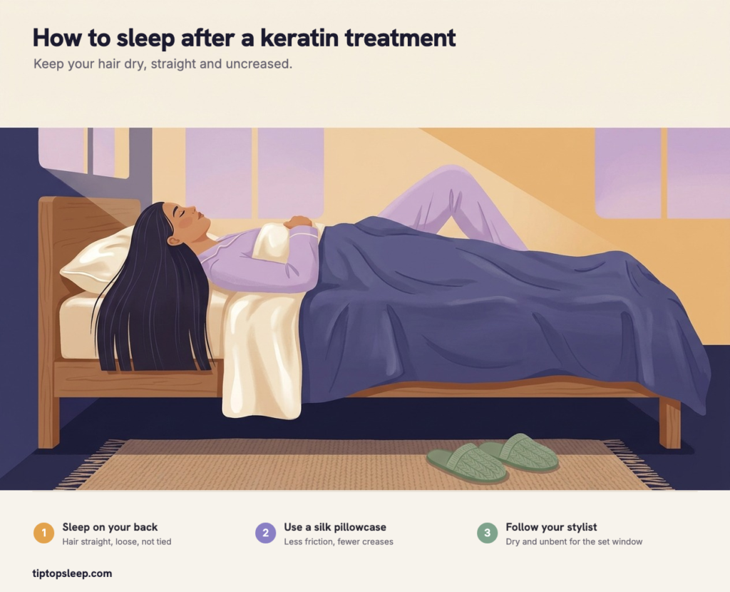 How to Sleep After Keratin Treatment (2026): Best Position How to Sleep After Keratin Treatment