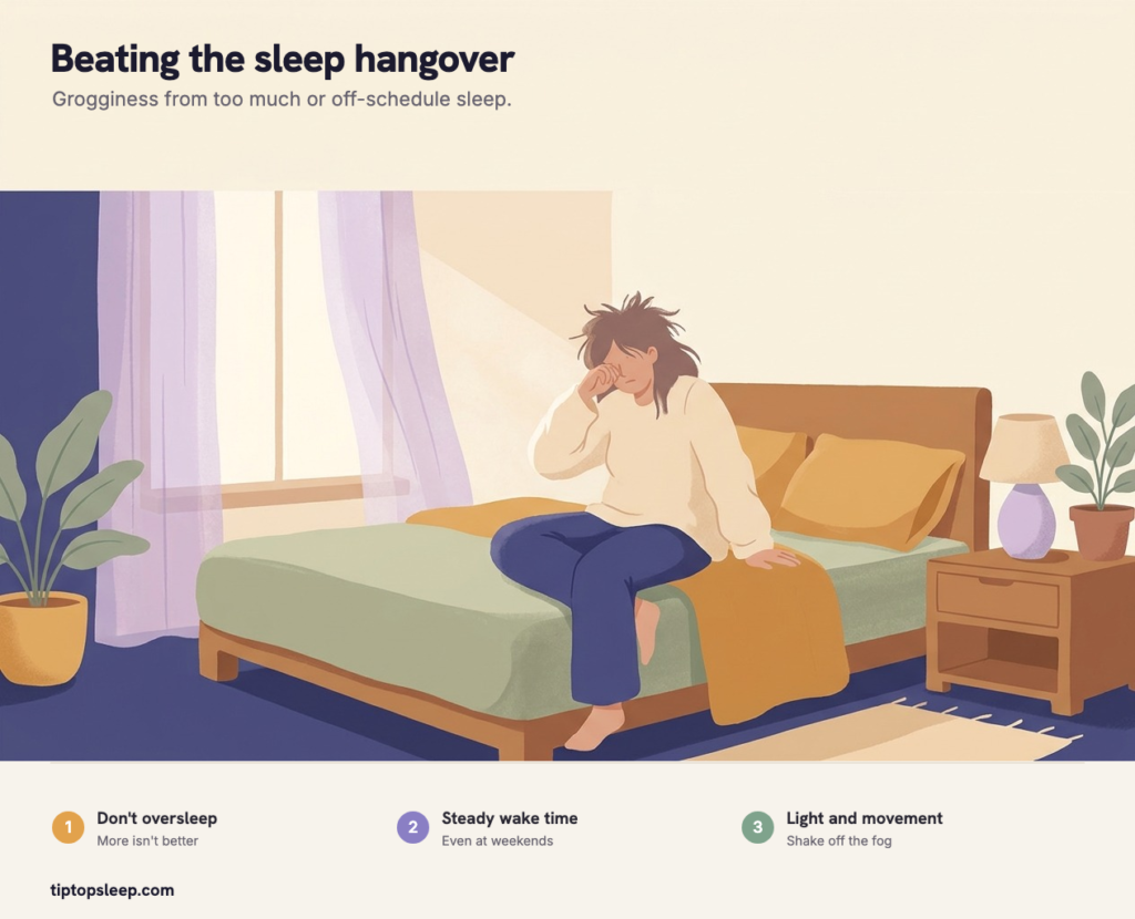 Sleep Hangover: Why Oversleeping Leaves You Groggy (2026) Sleep Hangover: Why Oversleeping Leaves You Groggy