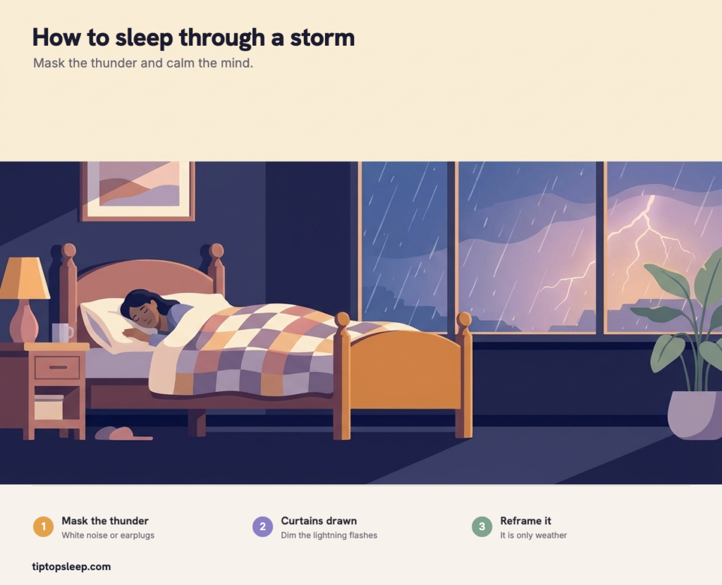 How to Sleep Through a Thunderstorm