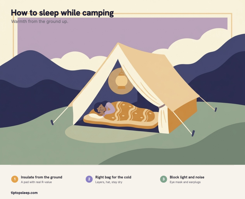 How to Sleep While Camping