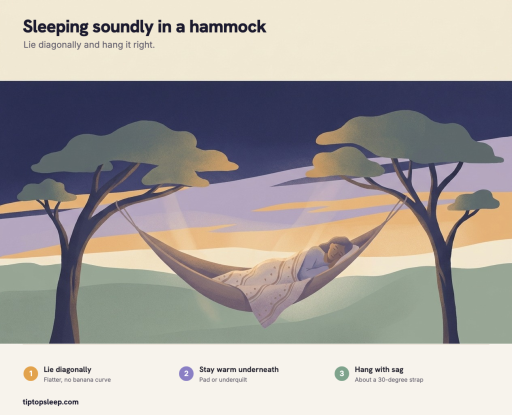 Sleeping in a Hammock Without Falling Out