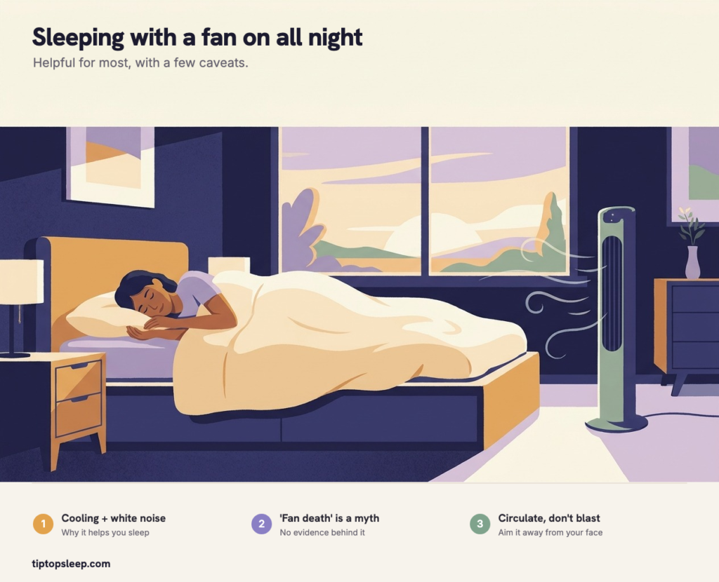 Should You Sleep With a Fan on All Night?