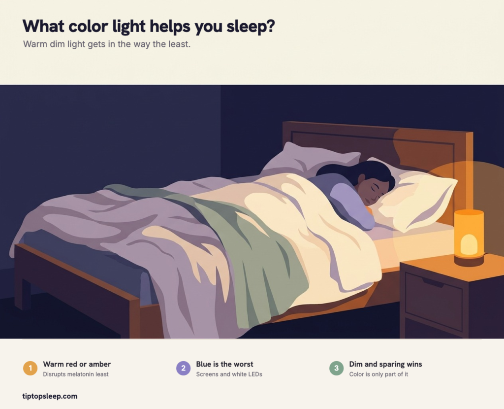 What Color Light Helps You Sleep? (2026): The Honest Answer What Color Light Helps You Sleep? (2026): The Honest Answer
