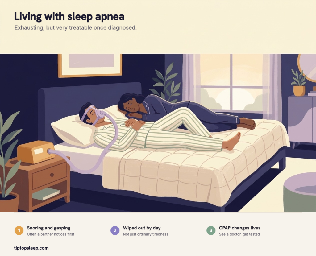 What Is It Like to Live With Sleep Apnea? (2026, Honest Guide) What Is It Like to Live With Sleep Apnea? (2026, Honest Guide)