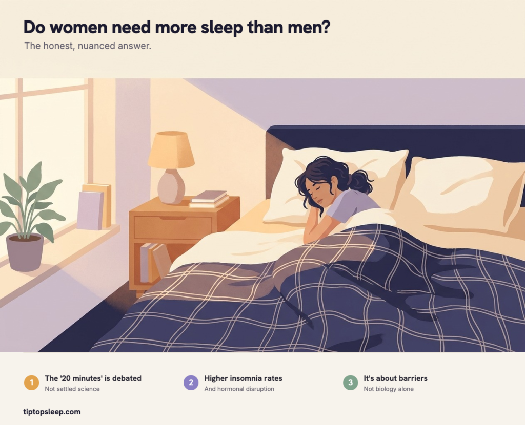 Do Women Need More Sleep Than Men? (2026) Do Women Need More Sleep Than Men?