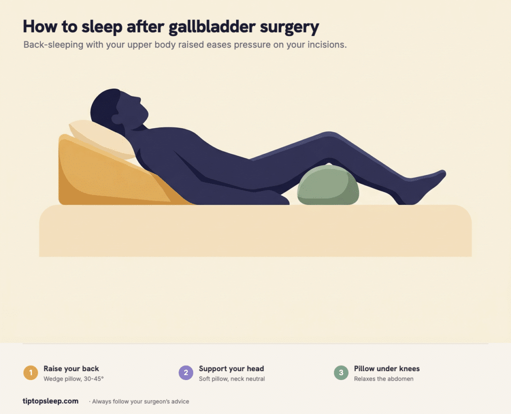 How to Sleep After Gallbladder Surgery: Positions, Pillows & Timeline